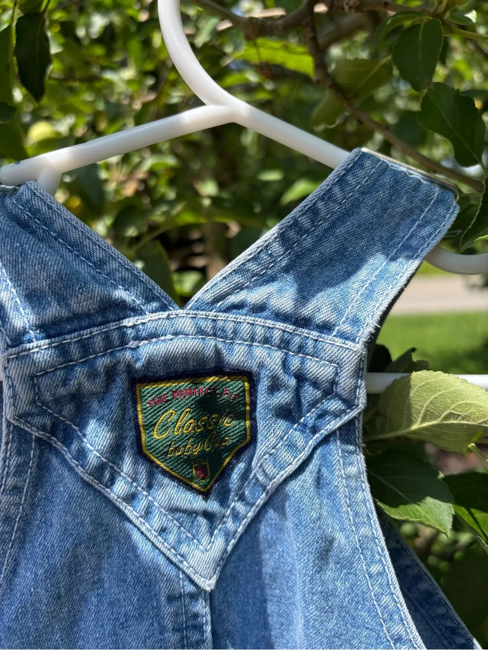GAP Light Blue Denim Short Overalls